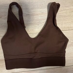 Fabletics Chocolate Brown Sports Bra